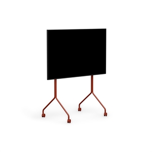 Pedestal Moon Rollin' Tall Supporto TV Rosso Ardente