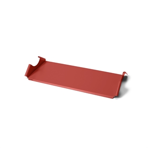 Pedestal Moon Tray Mensola Rosso Ardente