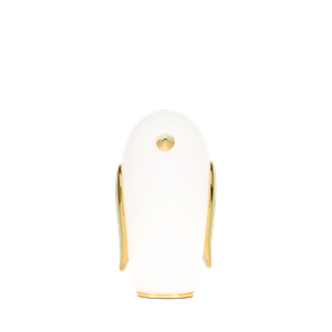 Lampada Da Tavolo Moooi Pet Light Noot Noot Bianco Opaco/ Oro