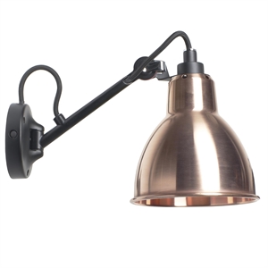 Lampe Gras N104 Applique Nero/Rame Grezzo – DCWéditions