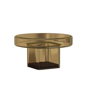 Tavolino da Caffè NORR11 Naked H30 Ambra/Vetro