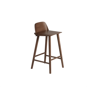 Sgabello da Bar Muuto Nerd Marrone Marrone H65