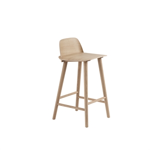 Muuto Nerd Sgabello Bar Rovere H65