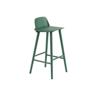 Sgabello Bar Muuto Nerd Verde H75