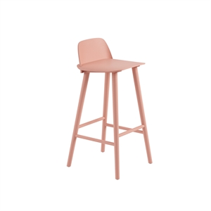 Muuto Nerd Sgabello da Bar Tan Rose H75