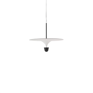 New Works Chanterelle Lampadario Ø60 Nero/ Bianco
