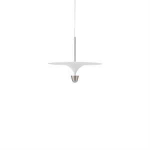 New Works Chanterelle Lampadario Ø60 Alluminio/ Bianco