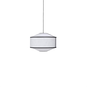 Lampadario New Works Kite 2B Ø65 Bianco/ Nero