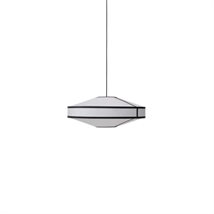 Lampadario New Works Kite 3B Ø75 Bianco/ Nero