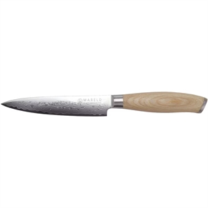 Mareld Akio Coltello multiuso giapponese 13 cm Legno chiaro