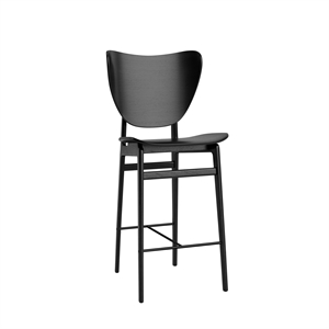 NORR11 Sgabello da Bar Elephant H65 cm Nero