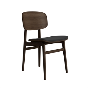 NORR11 NY11 Sedia da Pranzo Rovere Fumé scuro/Nero 41599