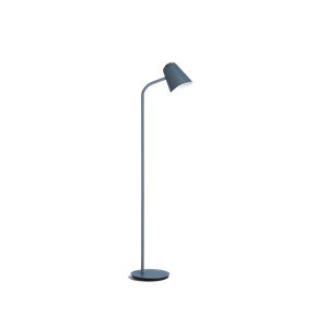 Lampada da Terra Northern Me con Dimmer Blu Petrolio