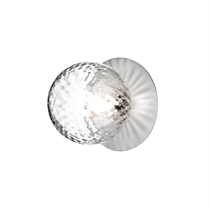 Nuura Liila Wall/Ceiling Lamp Silver/Transparent