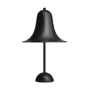 Lampada Da Tavolo Portatile Pantop Verner Panton Nero Opaco