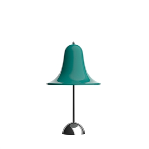 Lampada Portatile Verner Panton Pantop Verde Acqua Scuro