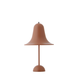 Verpan Pantop Lampada Da Tavolo Trasportabile Terracotta Opaco