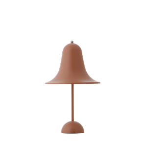 Verpan Pantop Lampada da Tavolo Trasportabile Terracotta Opaco