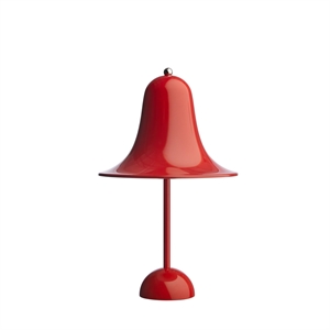 Verpan Pantop Lampada da Tavolo Ø23 cm Rosso