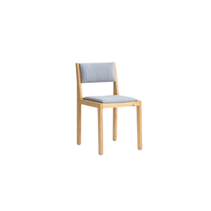 Vaarnii 016 Maasto Sedia da Pranzo Seduta e Schienale Imbottiti Naturale/Quadrato 0134