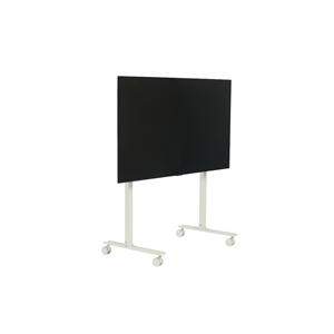 Supporto TV con Piedistallo Dritto e Ruote Pearl