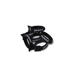 Fascette Fermacavi in ​​velcro Per Piedistallo, 6 Pezzi, Nero