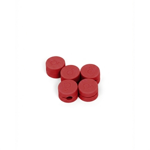 Pedestal Cable Clips Rosso Ardente