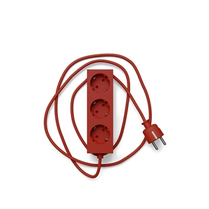 Pedestal Power Bar Presa Multipla 200 cm Rosso Ardente