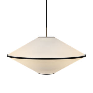 Lampadario Edgeform Taft Ø65 Nero/ Bianco Sporco