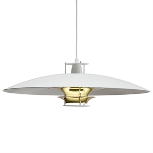 Lampadario Artek JL341, Bianco/ Ottone