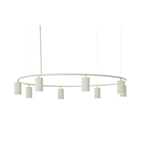 Pholc Donna Circle 100 Lampadario Bianco Crema