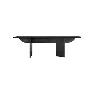 Scrivania Louise Roe Pillabout 01 L200 Rovere laccato nero