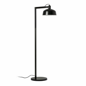 Faro TATAWIN Lampada da Terra Nero Satinato/Nero
