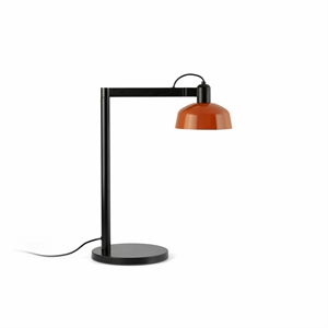 Lampada da Tavolo Faro TATAWIN Nero Satinato/Arancione Rossastro