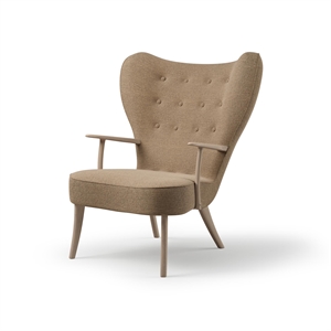 Poltrona Nordic Warm Pragh Barnum 04/Rovere Oliato Bianco