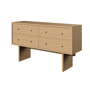 Credenza Private GUBI Rovere Tinto Chiaro