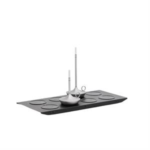 Graypants Wick PRO Lampada Portatile con Vassoio di Ricarica Wireless 8, Nero