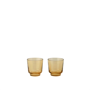 Muuto Raise Set 2 Bicchieri Da 20 Cl Arancione Bruciato