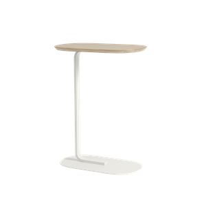 Tavolino Muuto Relate 73,5 cm Rovere massello/Bianco Sporco