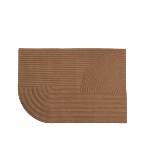 Tappeto Muuto Relevo 170 x 240 cm Arancione Bruciato