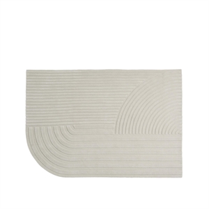 Tappeto Muuto Relevo 170 x 240 cm Bianco Sporco