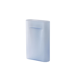 Vaso Muuto Ridge H48,5 Blu Chiaro/ Vetro Satinato