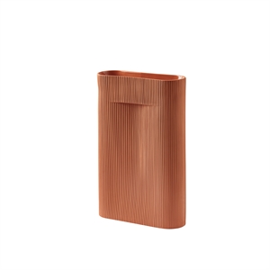 Vaso Muuto Ridge H48.5 Terracotta