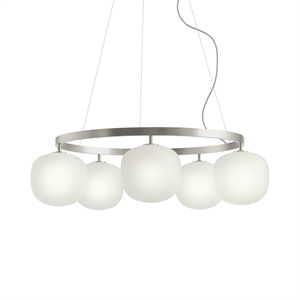 Muuto Rime Lampadario Alluminio Grigio