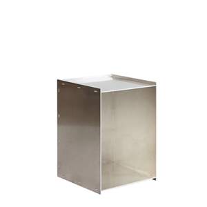 Tavolino Laterale Frama Rivet Box in Alluminio