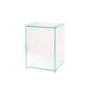 Tavolino Laterale in Vetro Frama Rivet Box