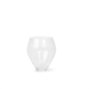 Vaso in Vetro Frantumato Della Collezione Ro, Medio, Trasparente