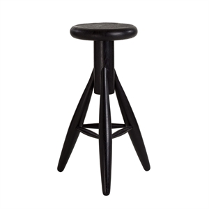 Sgabello da Bar Artek Rocket 73 cm Nero