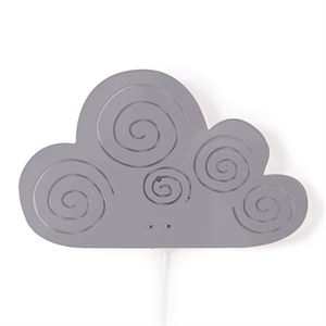 roommate Cloud Silhouette Wall lamp Grey