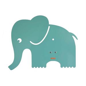 roommate Elephant Silhouette Wall lamp Blue/Green